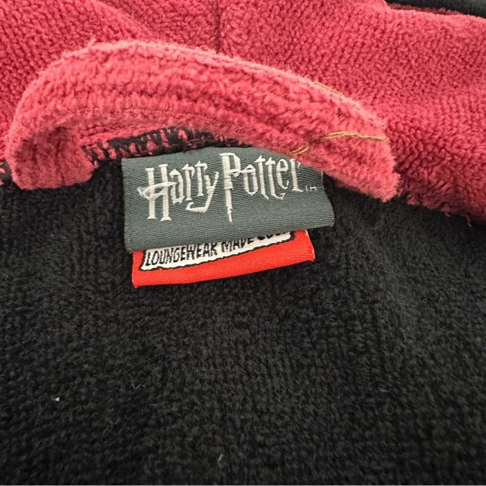 Robe Factory Harry Potter Gryffindor Bath Robe Heavy Terry Cloth Adult Osfm View 4